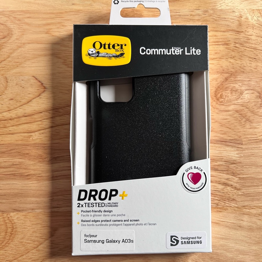 OtterBox Commuter Lite Black Case for Samsung Galaxy A03s